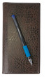 notebook cover and pen isolated