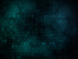 Pixeled hexagonal background on digital screen