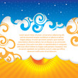 Abstract summer design background