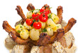 Delicious roasted pork with potatoes