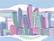 Wavy Cartoon City