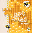 Happy Birthday to my sweet - cardwith bees and honey