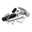 Tool Kit isolated on white background
