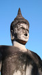 Historic buddha sculpture in Laos