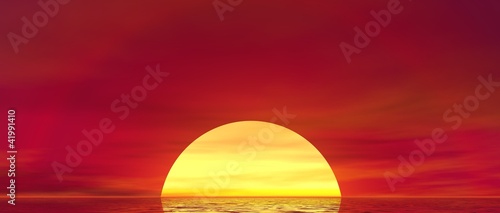Illustration: soleil couchant soleil couchant