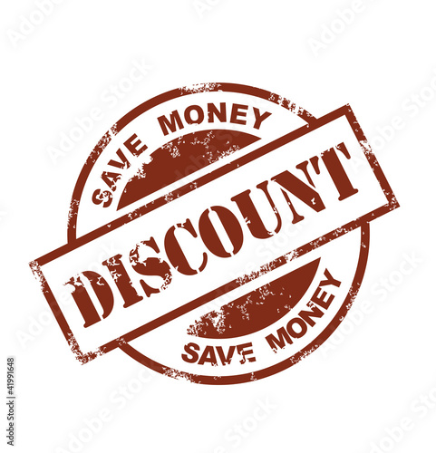 Vector: discount stamp discount stamp