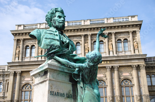 Statue Of Gabor Szarvas, Budapest © ollirg