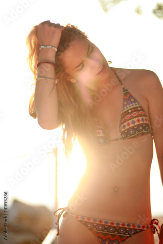 Photo: Beachgirl im Bikini Beachgirl im Bikini