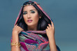 Photo: Portrait of a beauty arabian lady in a sensual beauty portrait Portrait of a beauty arabian lady in a sensual beauty portrait