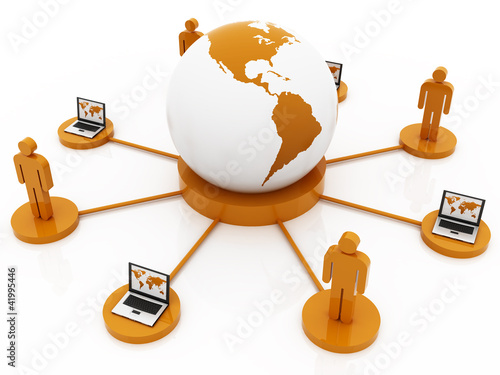 Illustration: global Business Network global Business Network