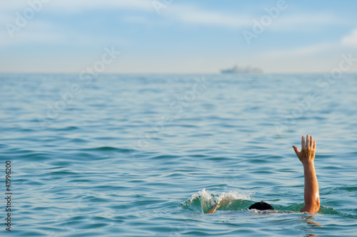 Photo: The drowning man The drowning man