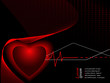 medical vector backdrop with pulse