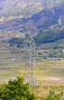 Photo: Electricity pylon in hill tribe village, Vietnam Electricity pylon in hill tribe village, Vietnam
