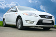 Photo: white car against the sky white car against the sky