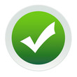 Illustration: Bouton vert et blanc valider Bouton vert et blanc valider