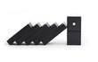 Domino effect concept with leader