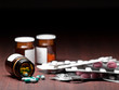 Pills on the table