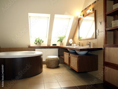 Photo: Bathroom interior Bathroom interior