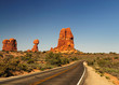 The Balanced rock at arches national park