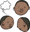 Smiley Faces with Cloud Smiley Faces with Cloud