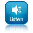 Listen blue button