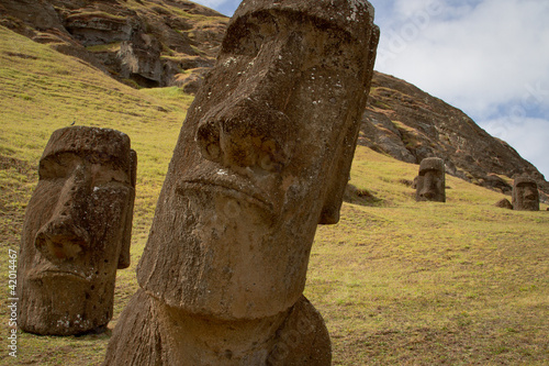 Photo: Rano Raraku, Rapa Nui. Rano Raraku, Rapa Nui.