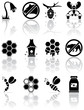 Bee icons