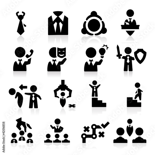 Vector: Executive icons set Elegant series Executive icons set Elegant series