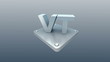 3d metal icon