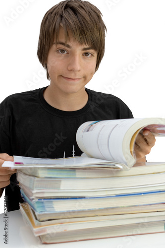 Photo: étudiant souriant étudiant souriant