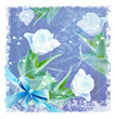 Vector: greeting card with tulips greeting card with tulips