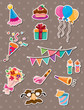 birthday stickers birthday stickers