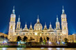 Our Lady of the Pillar Basilica at Zaragoza, Spain