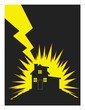 House Struck by Lightning