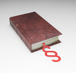 Foto: An old book with section sign An old book with section sign