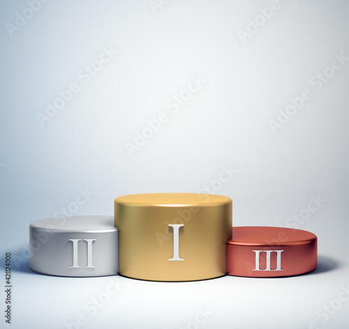 Illustration: Sports podium Sports podium
