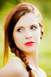 girl in high key