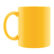 Tasse mit Henkel gelb