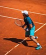Match de tennis sur terre battue