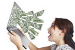 Online income concept