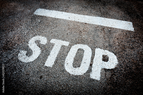 Photo: Stop sign Stop sign