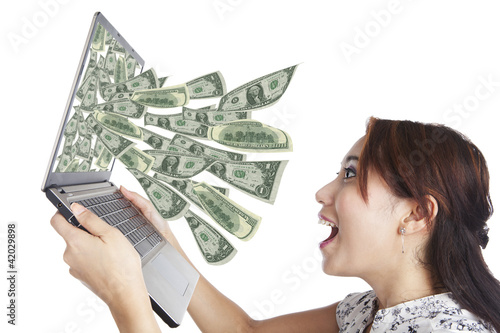 Photo: Online income concept Online income concept