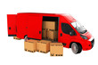 Express Courier isolated