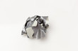 Crumpled Silver duct tape