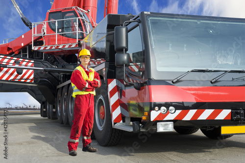 Photo: Crane driver Crane driver