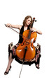 Foto: Woman cellist Woman cellist
