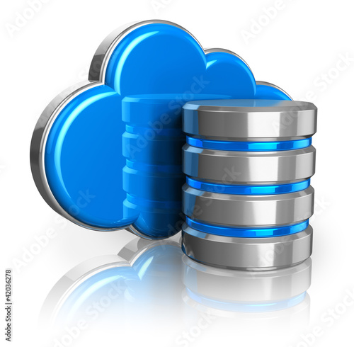 Illustration: Cloud storage concept Cloud storage concept