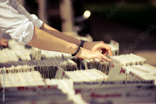 Photo: searching for music searching for music