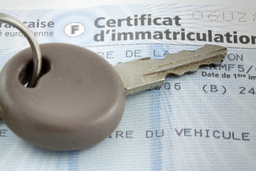 une demande de certificat d immatriculation