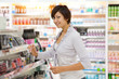 girl at cosmetics  shop